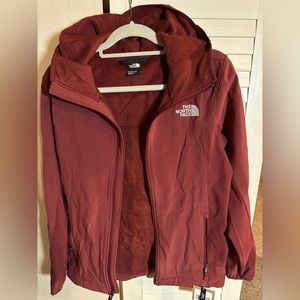 Men’s Northface Lightly Lined Maroon Jacket Small NWT